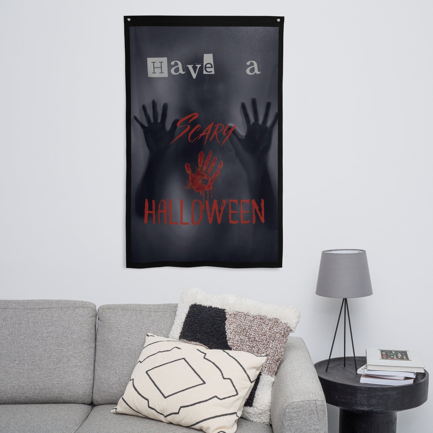 Have A Scary Halloween, Spooky Ghostly Halloween Decoration Wall Art