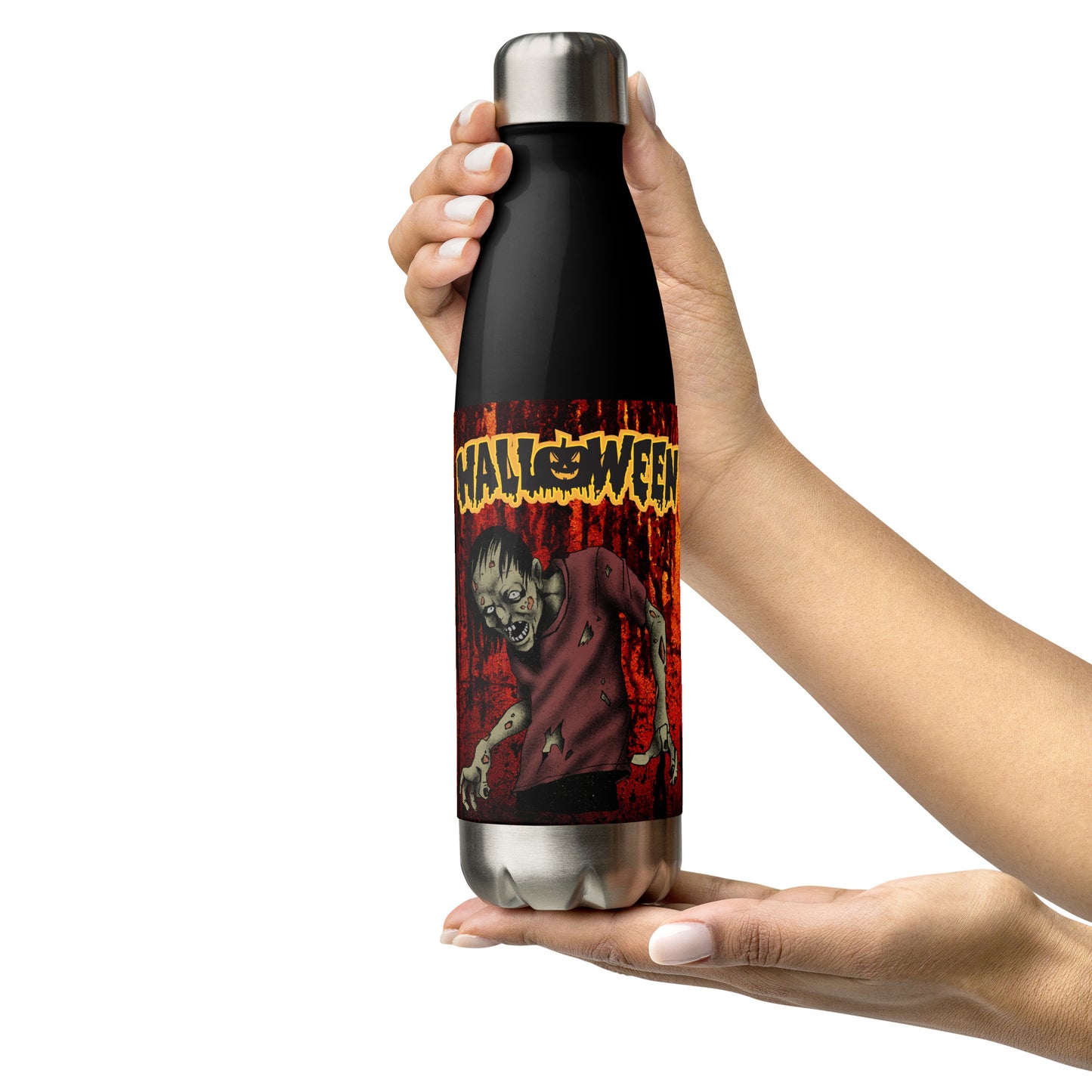 Haloween Personolised Stainless Steel Water Bottle