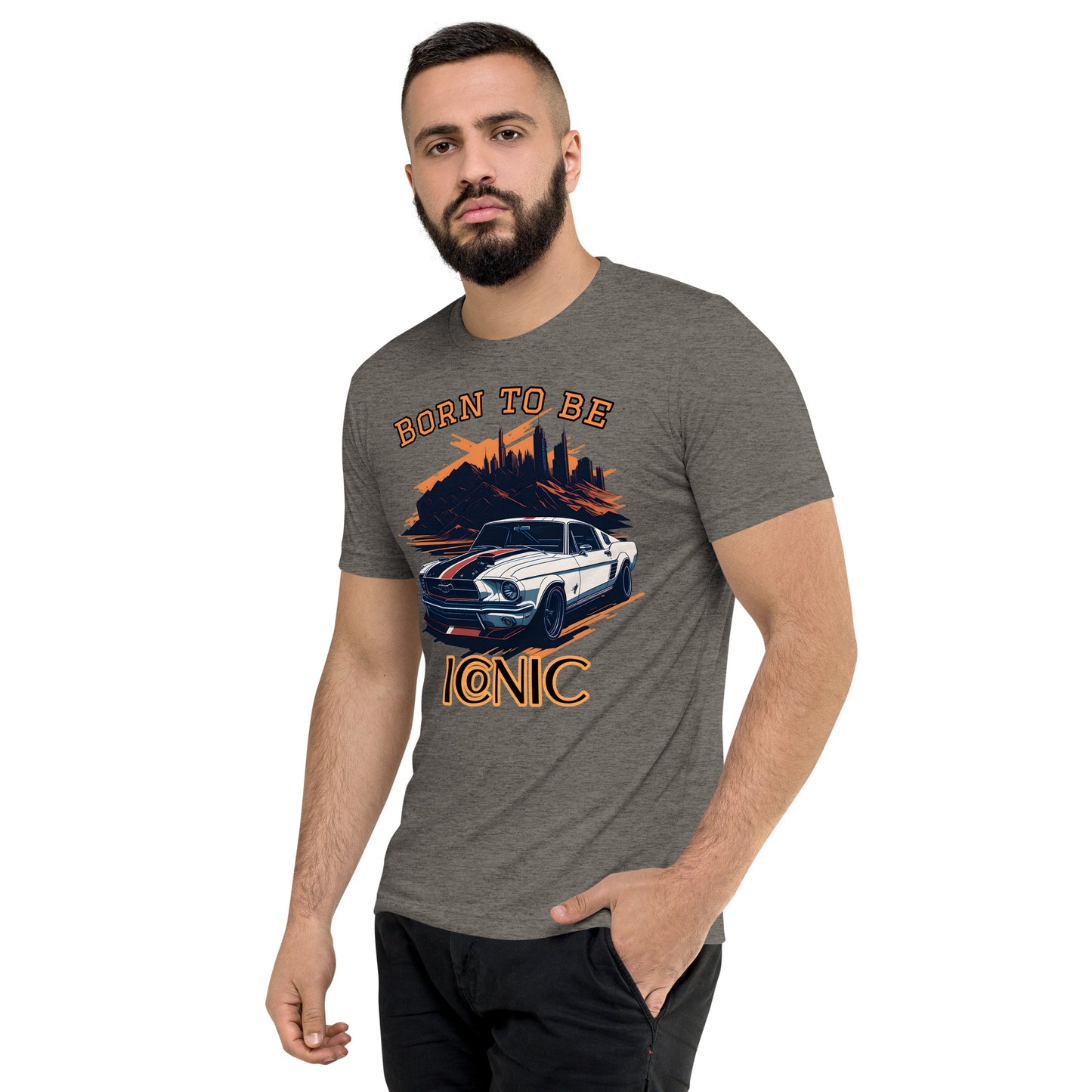 Mustang Retro, Born To Be Iconic, Short sleeve t-shirt