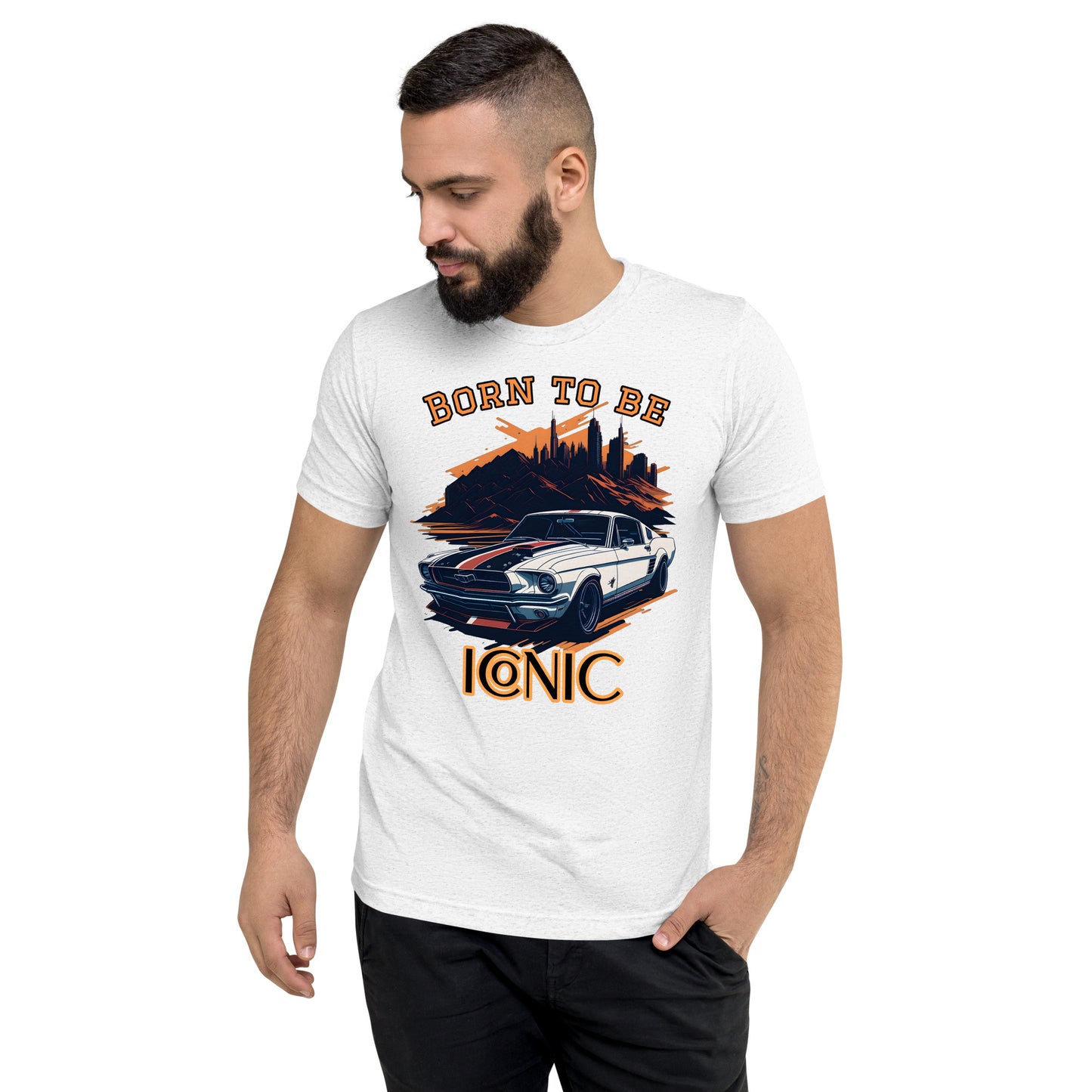 Mustang Retro, Born To Be Iconic, Short sleeve t-shirt
