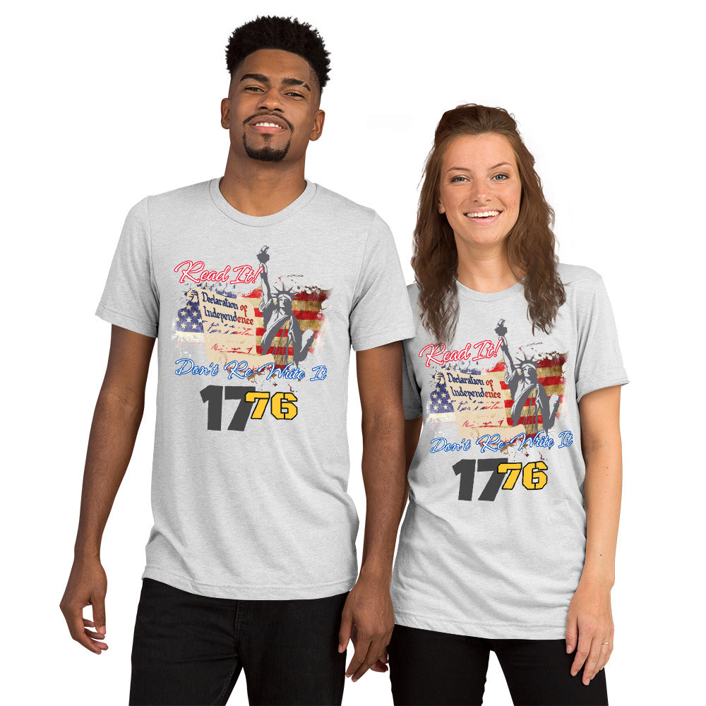 Read It, Don't re-write it, 1776 Short sleeve t-shirt