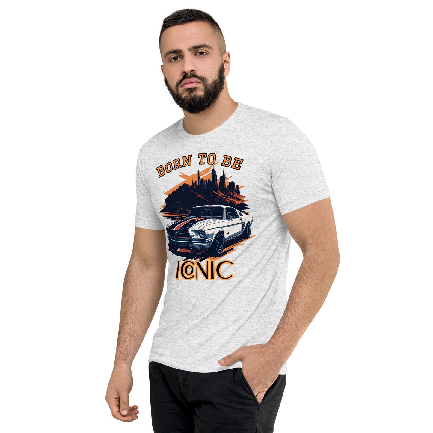 Mustang Retro, Born To Be Iconic, Short sleeve t-shirt