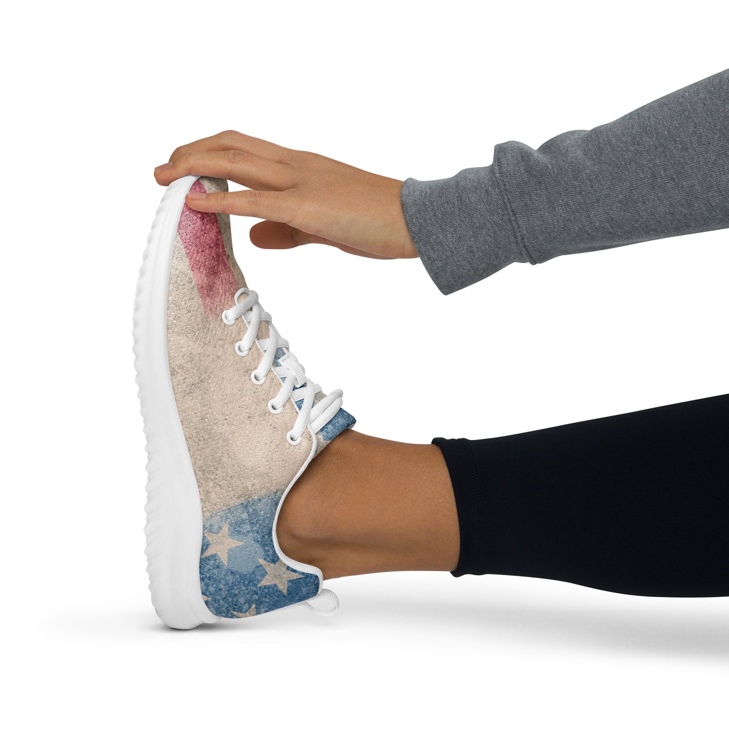 USA Faded GRunge Style Women’s athletic shoes