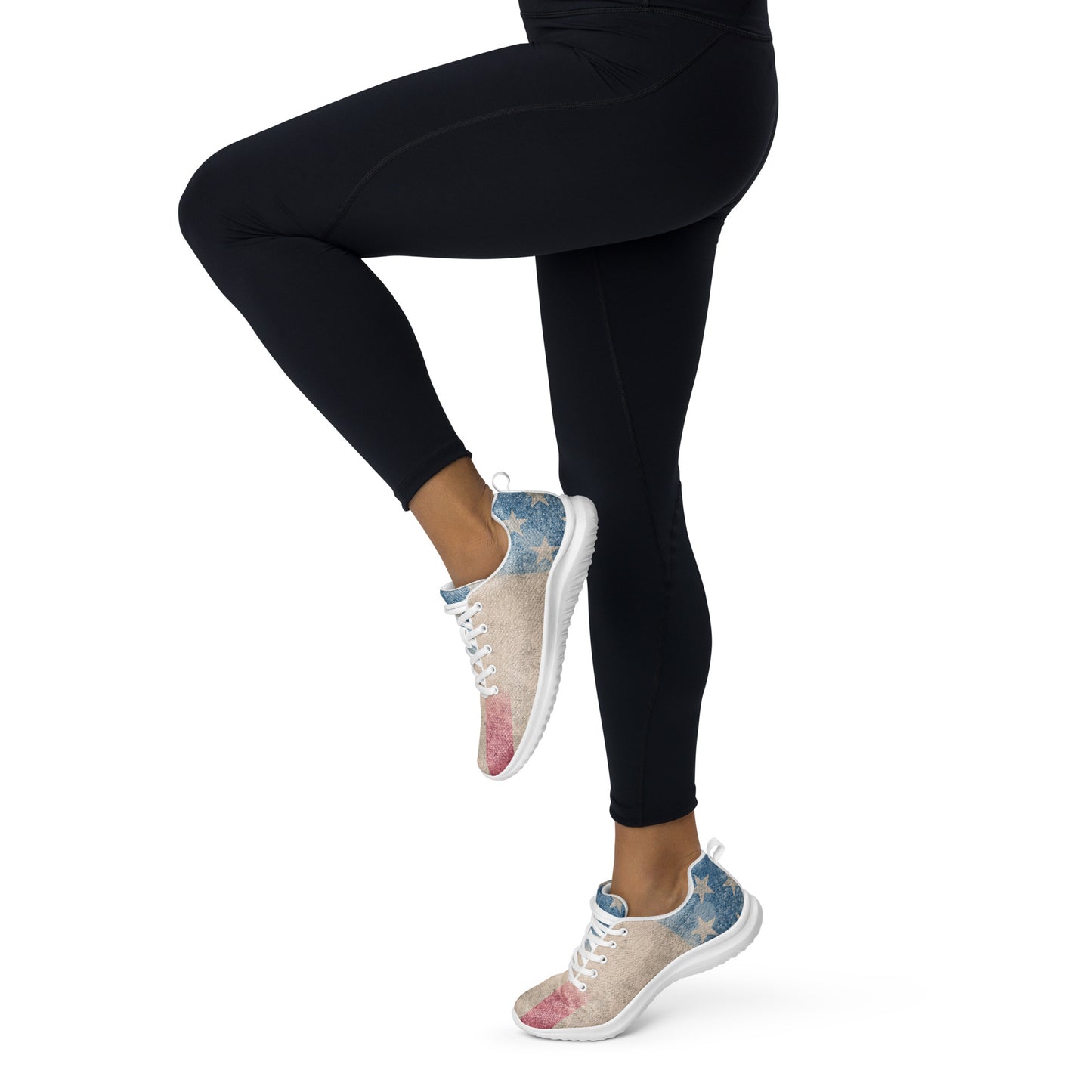USA Faded GRunge Style Women’s athletic shoes