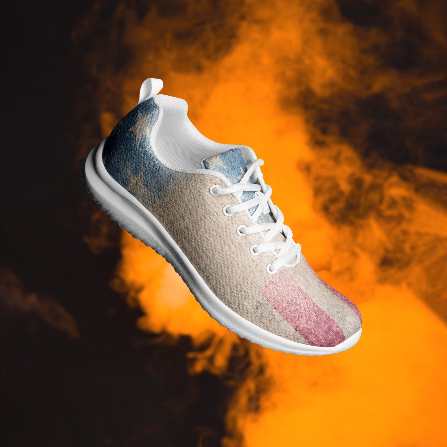 USA Faded GRunge Style Women’s athletic shoes