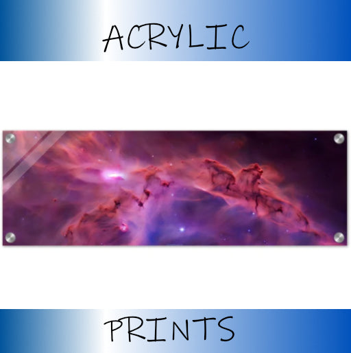 Acrylic Print : Reign of Fire (part of a collection of Nebula prints) Fantasy Nebula