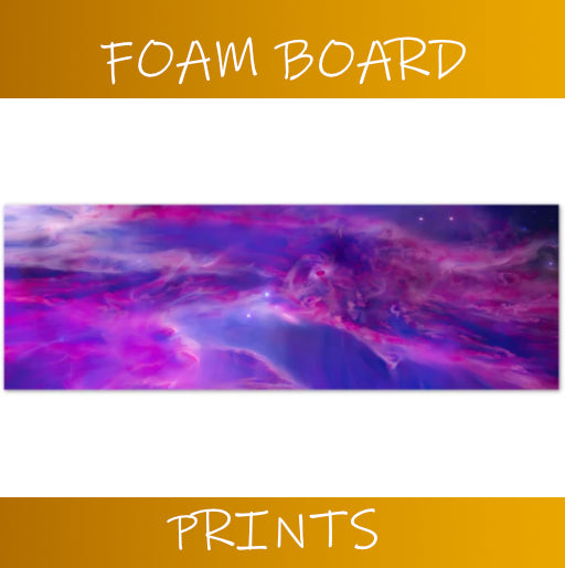 Foam Board Print : Magenta Sky (part of a collection of Nebula prints) Fantasy Nebula