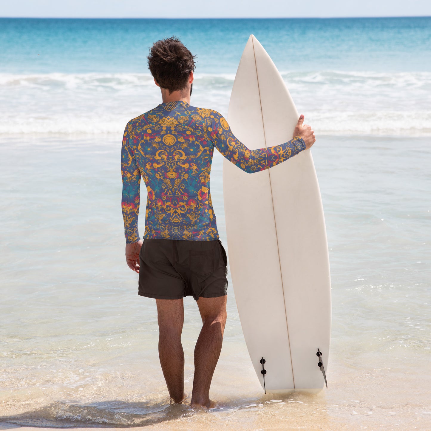 Retro Chaos : Men's Rash Guard