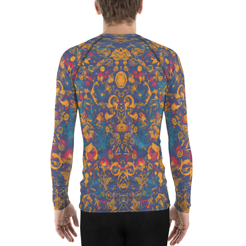 Retro Chaos : Men's Rash Guard