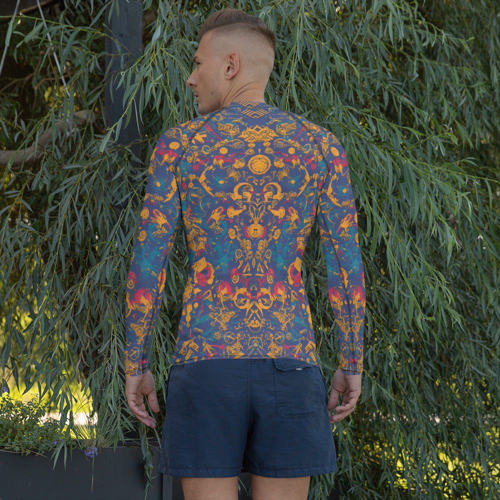 Retro Chaos : Men's Rash Guard