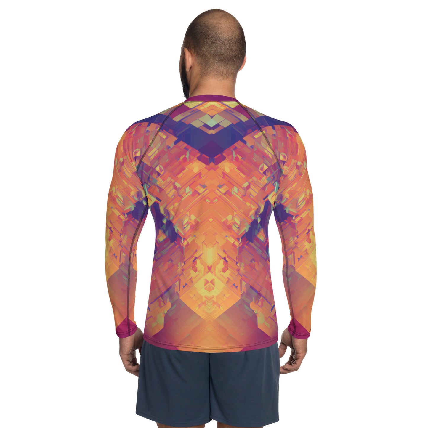 Retro Cube : Men's Rash Guard