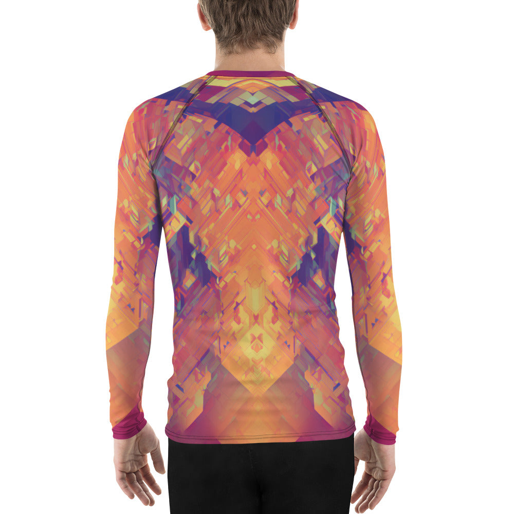 Retro Cube : Men's Rash Guard