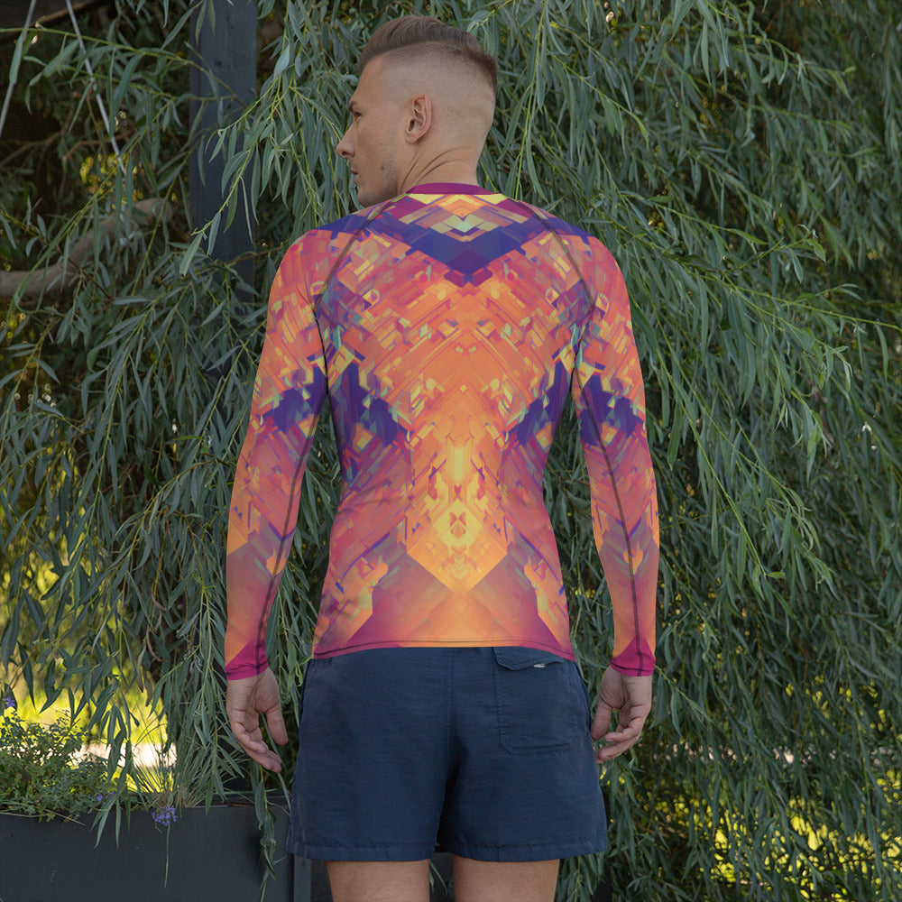 Retro Cube : Men's Rash Guard