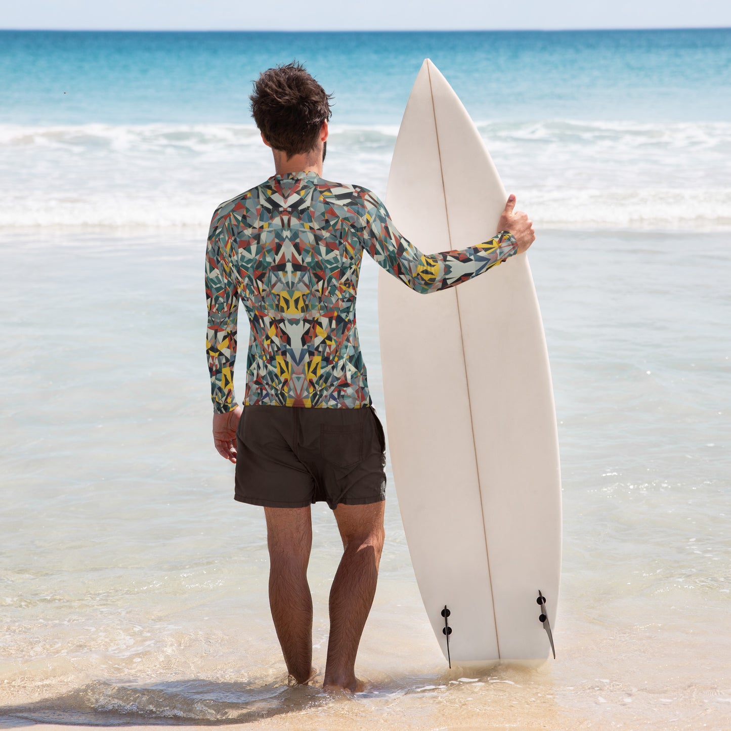 Watercolour Weird : Men's Rash Guard