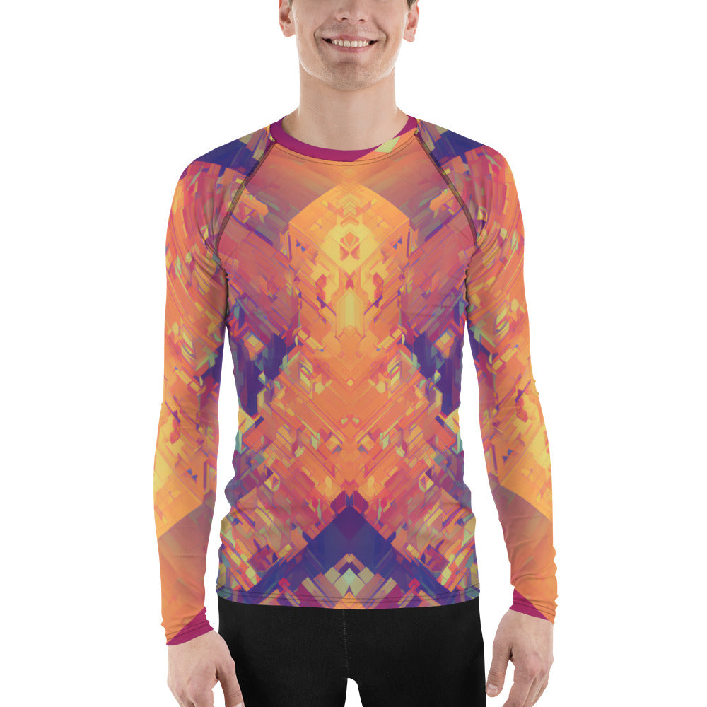 Retro Cube : Men's Rash Guard