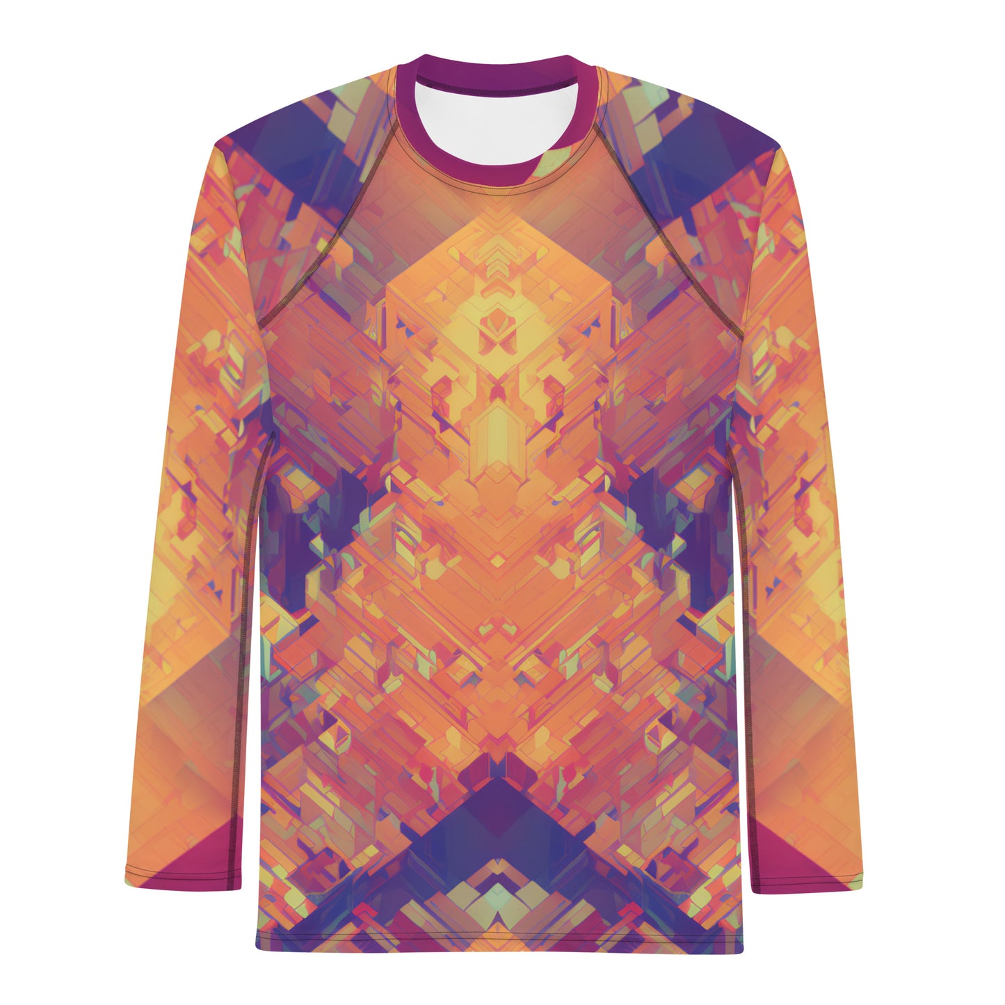 Retro Cube : Men's Rash Guard