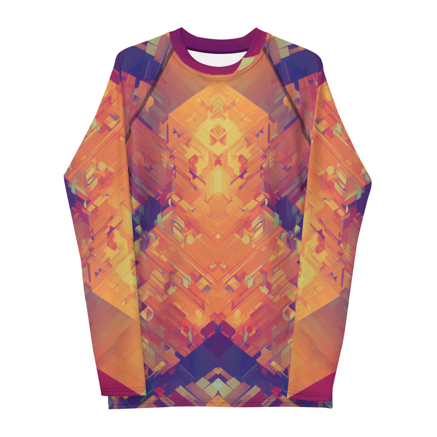 Retro Cube : Men's Rash Guard