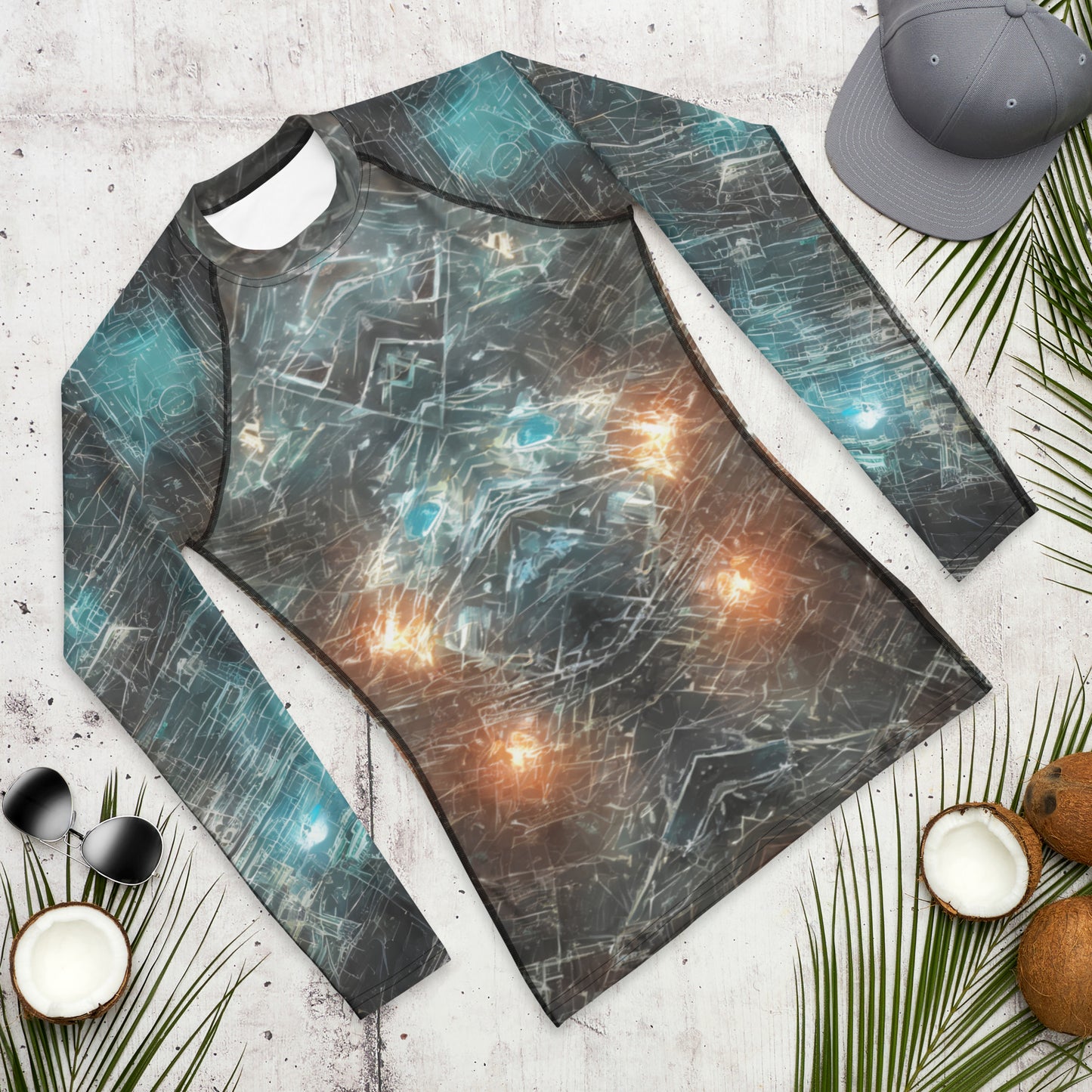 Alien Lights : Men's Rash Guard