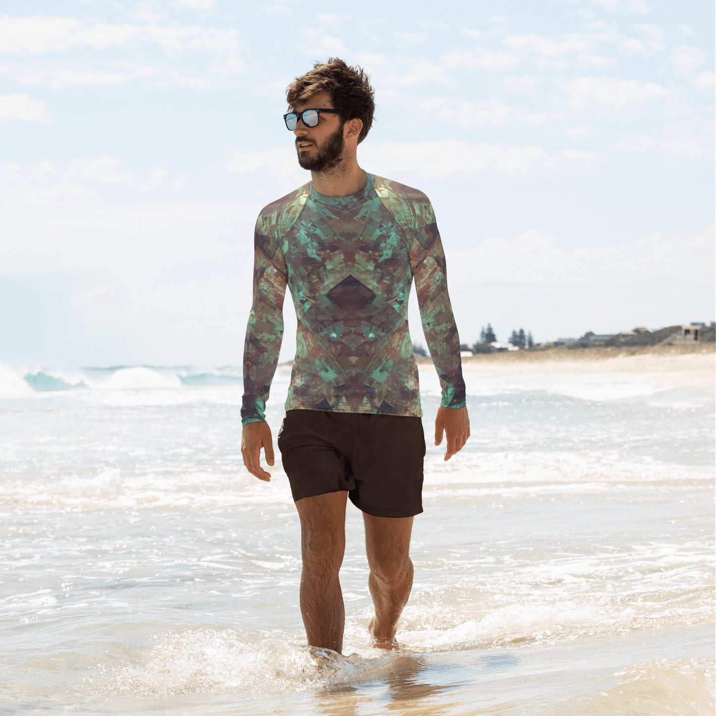 Retro Wasteland : Men's Rash Guard