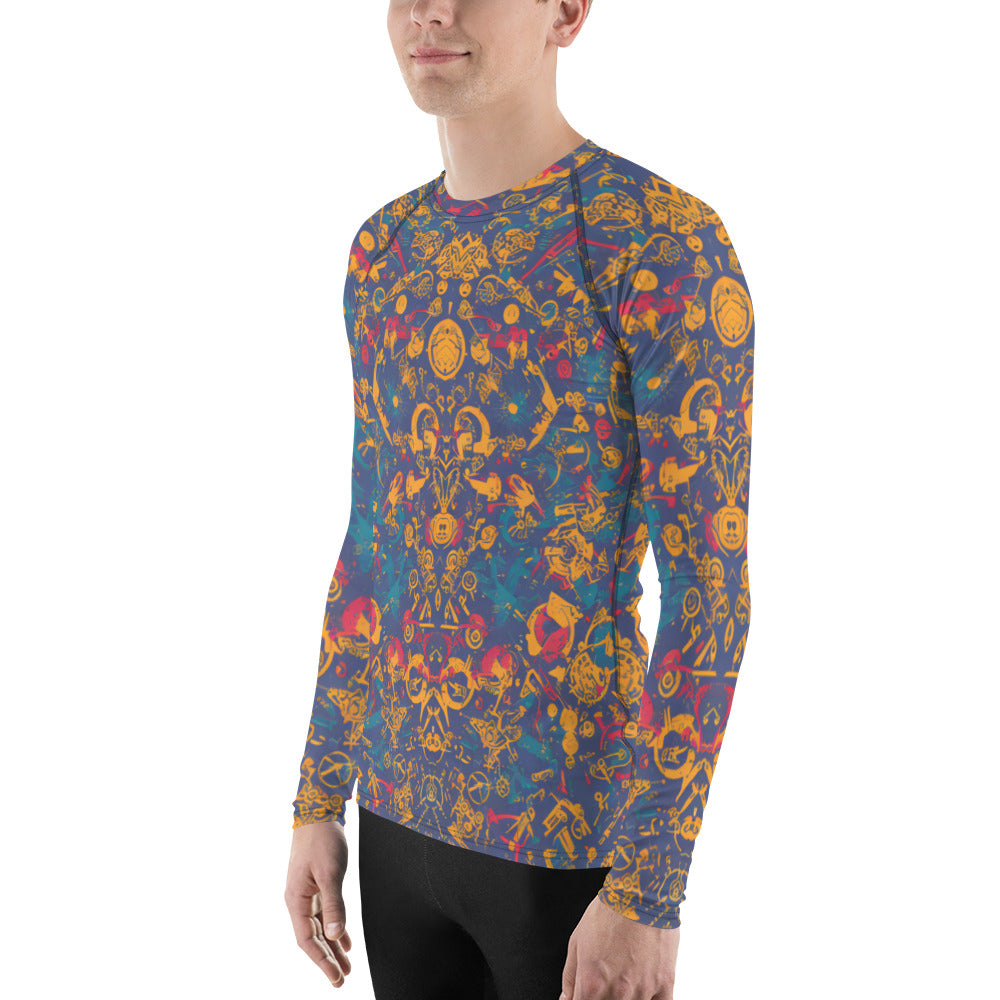 Retro Chaos : Men's Rash Guard