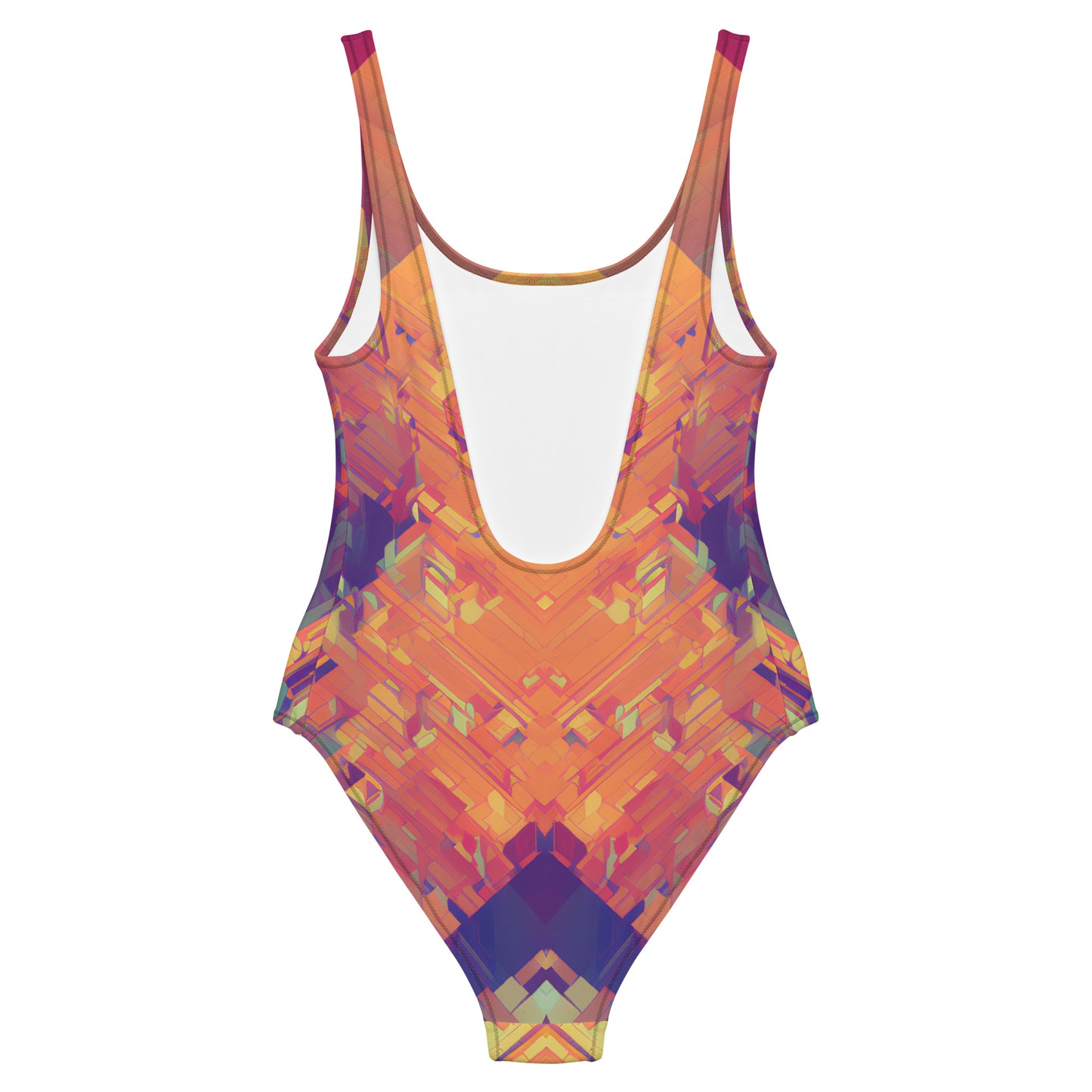 Retro Cubist : One-Piece Swimsuit