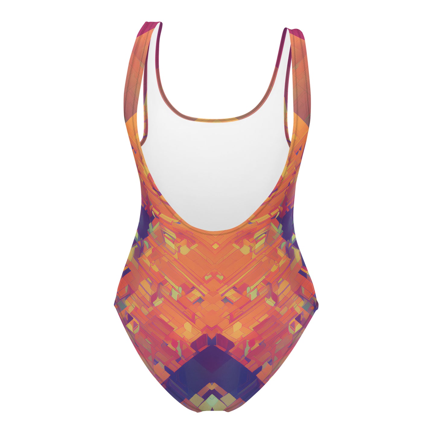 Retro Cubist : One-Piece Swimsuit