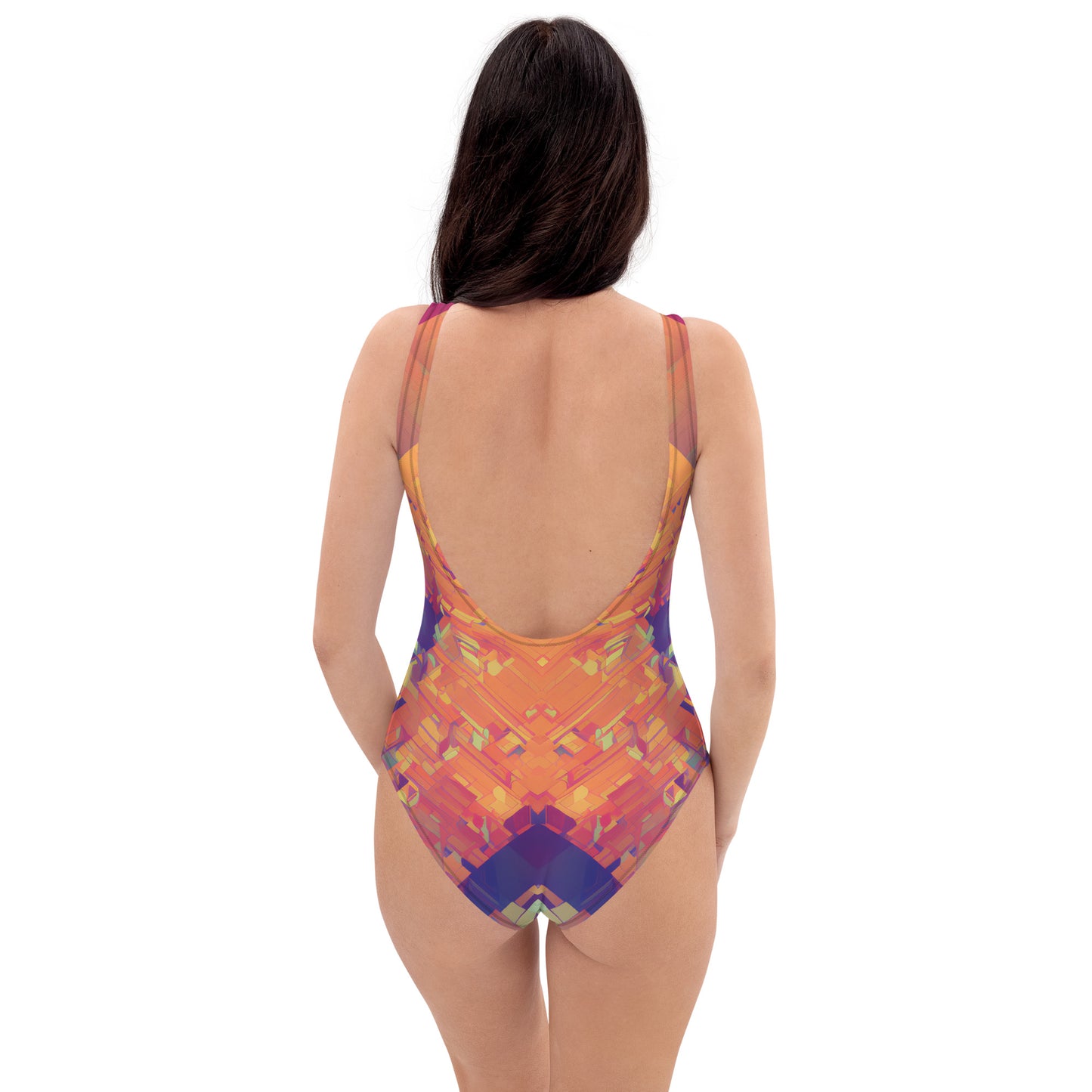 Retro Cubist : One-Piece Swimsuit