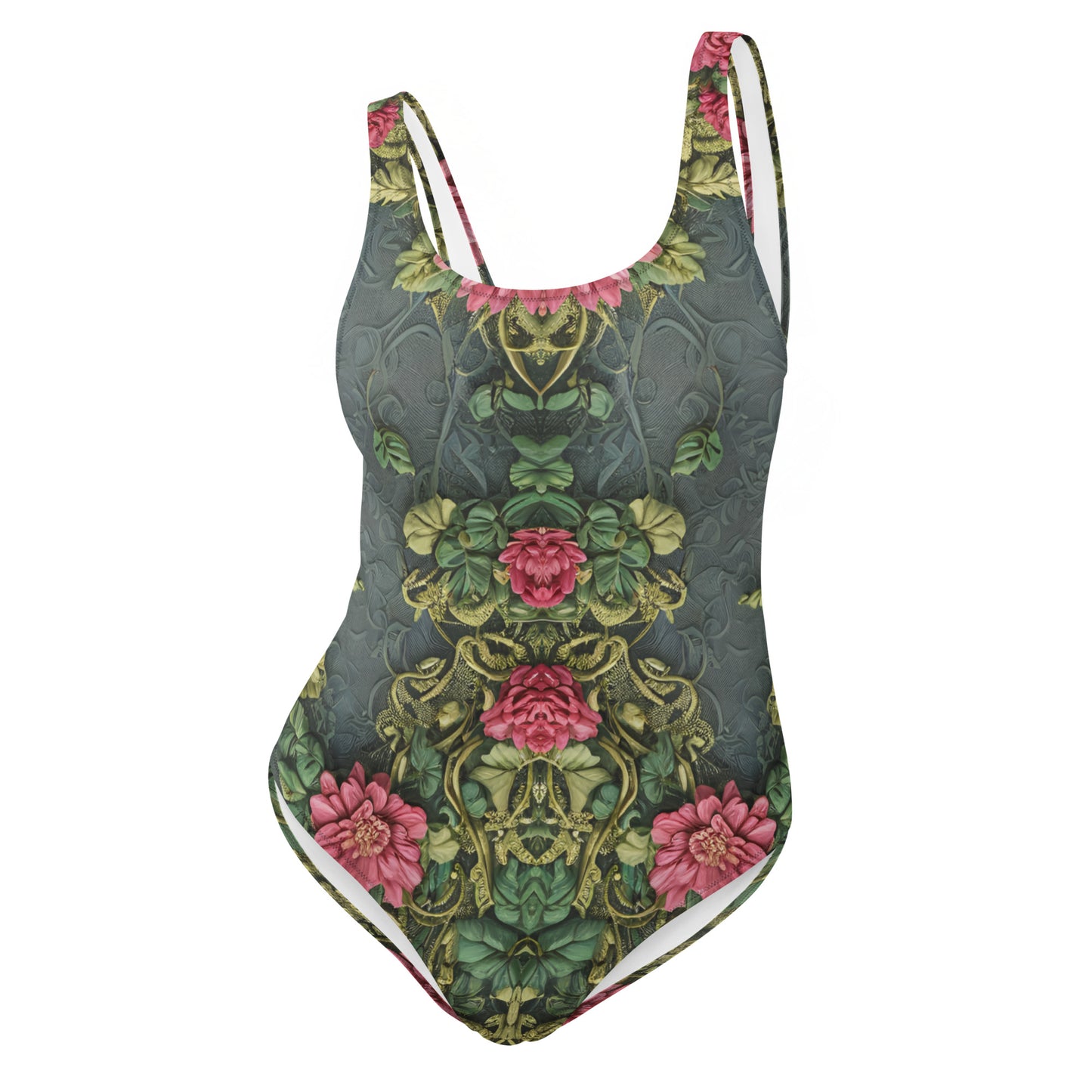 Ancient Roses One-Piece Swimsuit