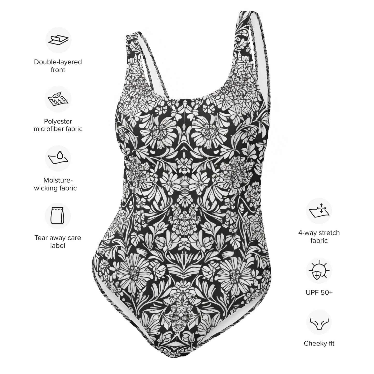 Monochrome Classic : One-Piece Swimsuit