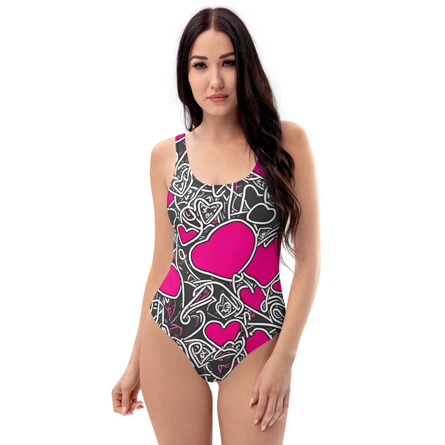Crazy Heart : One-Piece Swimsuit