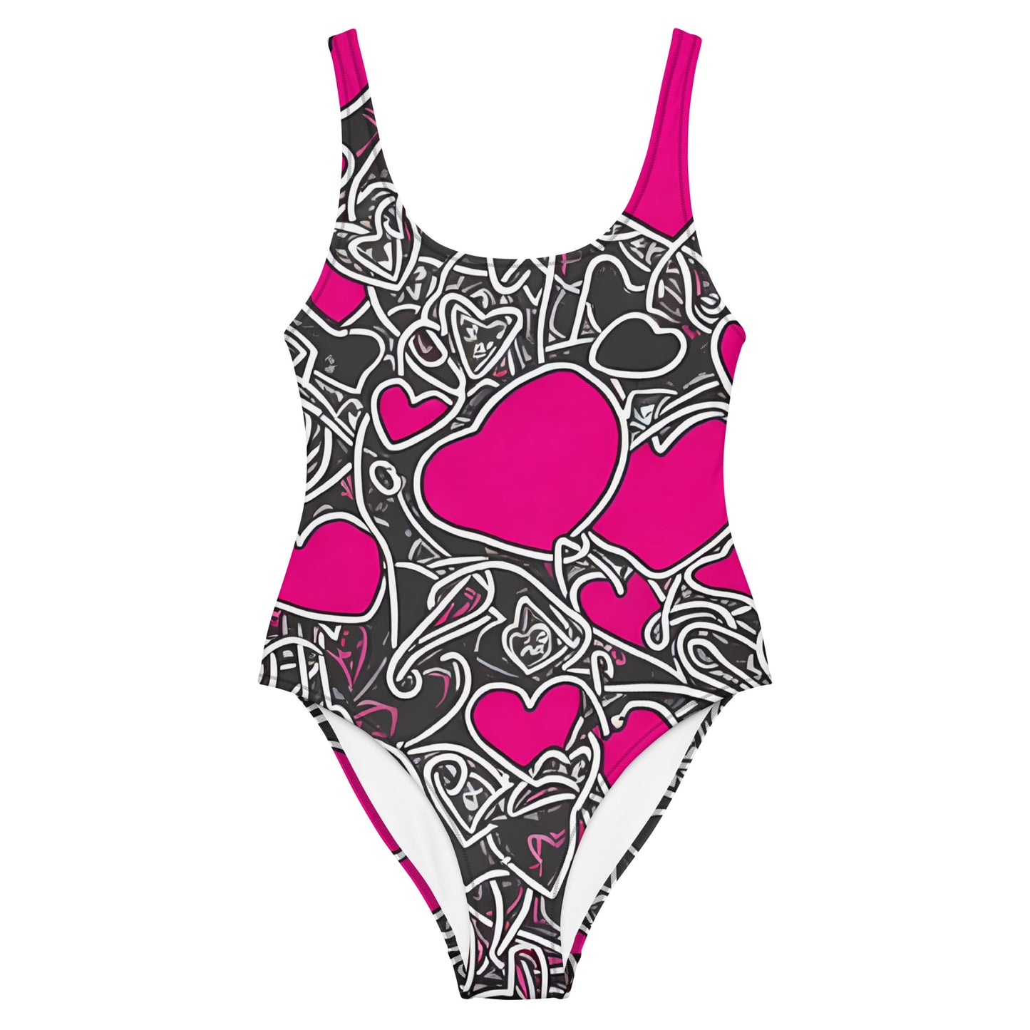 Crazy Heart : One-Piece Swimsuit