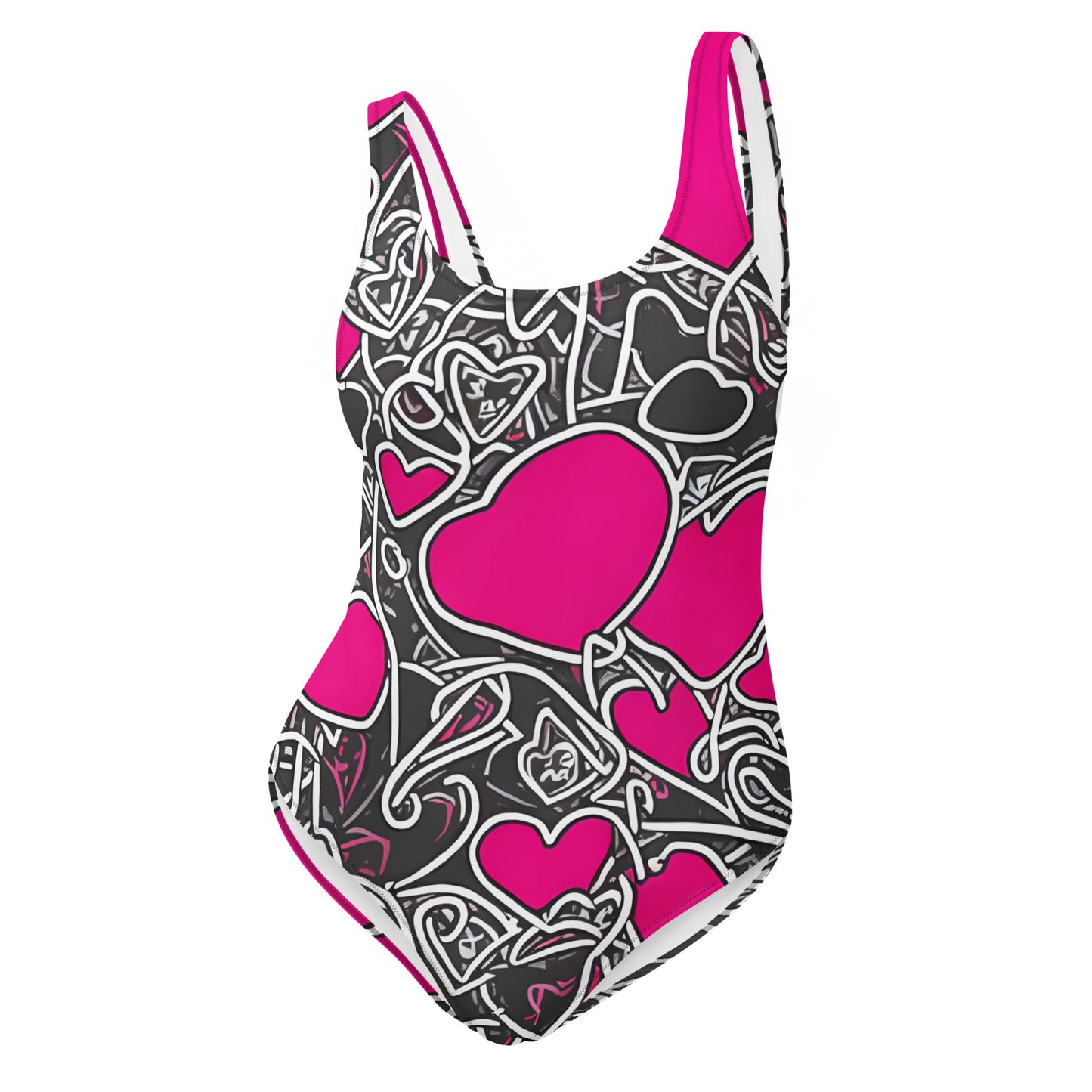 Crazy Heart : One-Piece Swimsuit