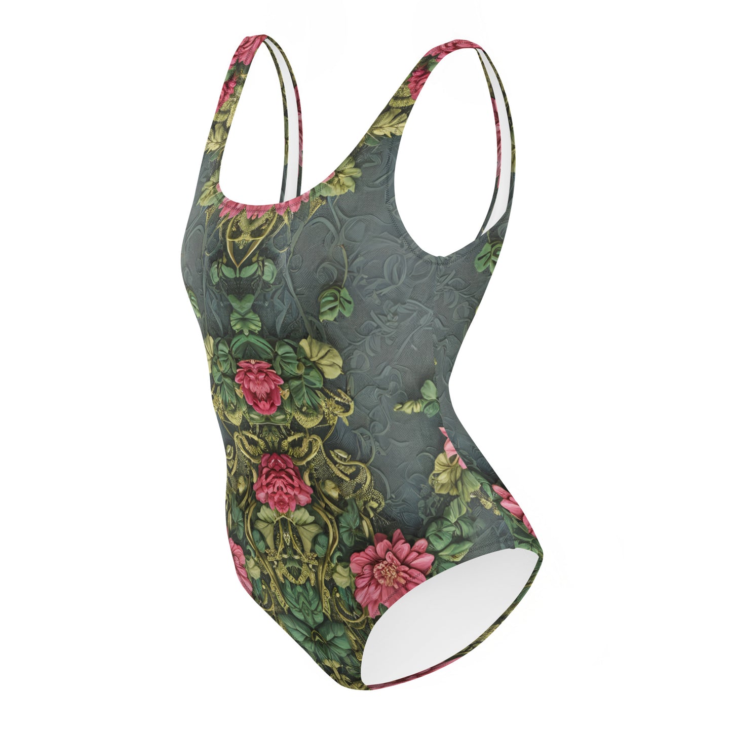 Ancient Roses One-Piece Swimsuit