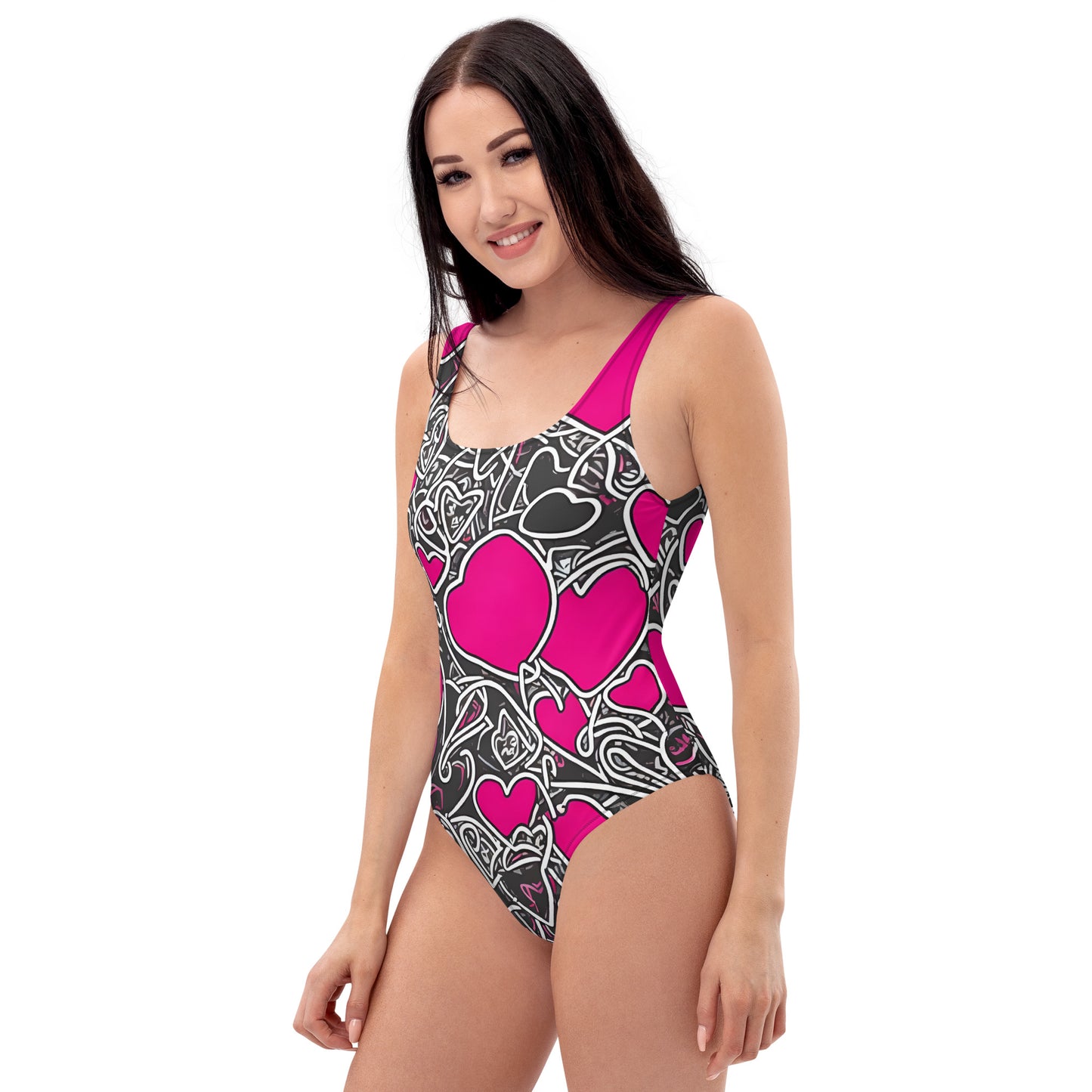 Crazy Heart : One-Piece Swimsuit