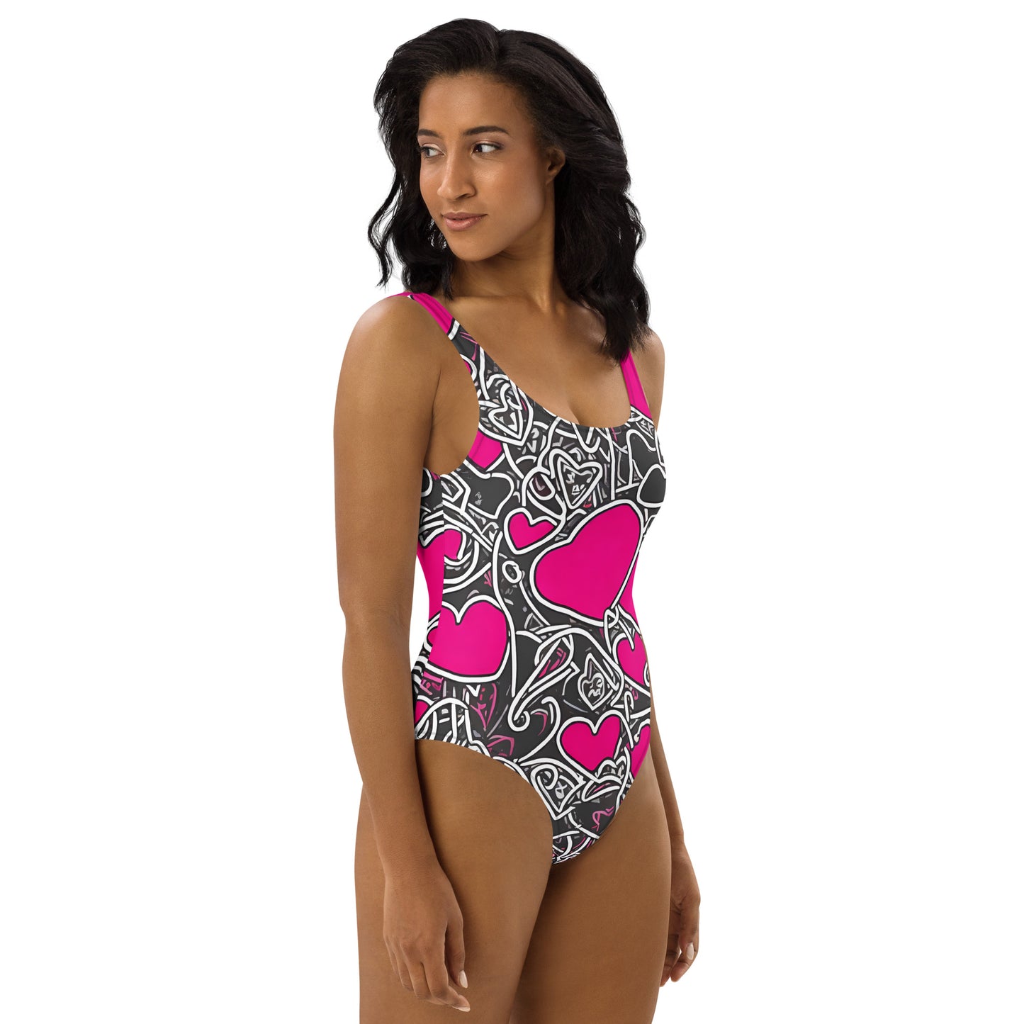 Crazy Heart : One-Piece Swimsuit