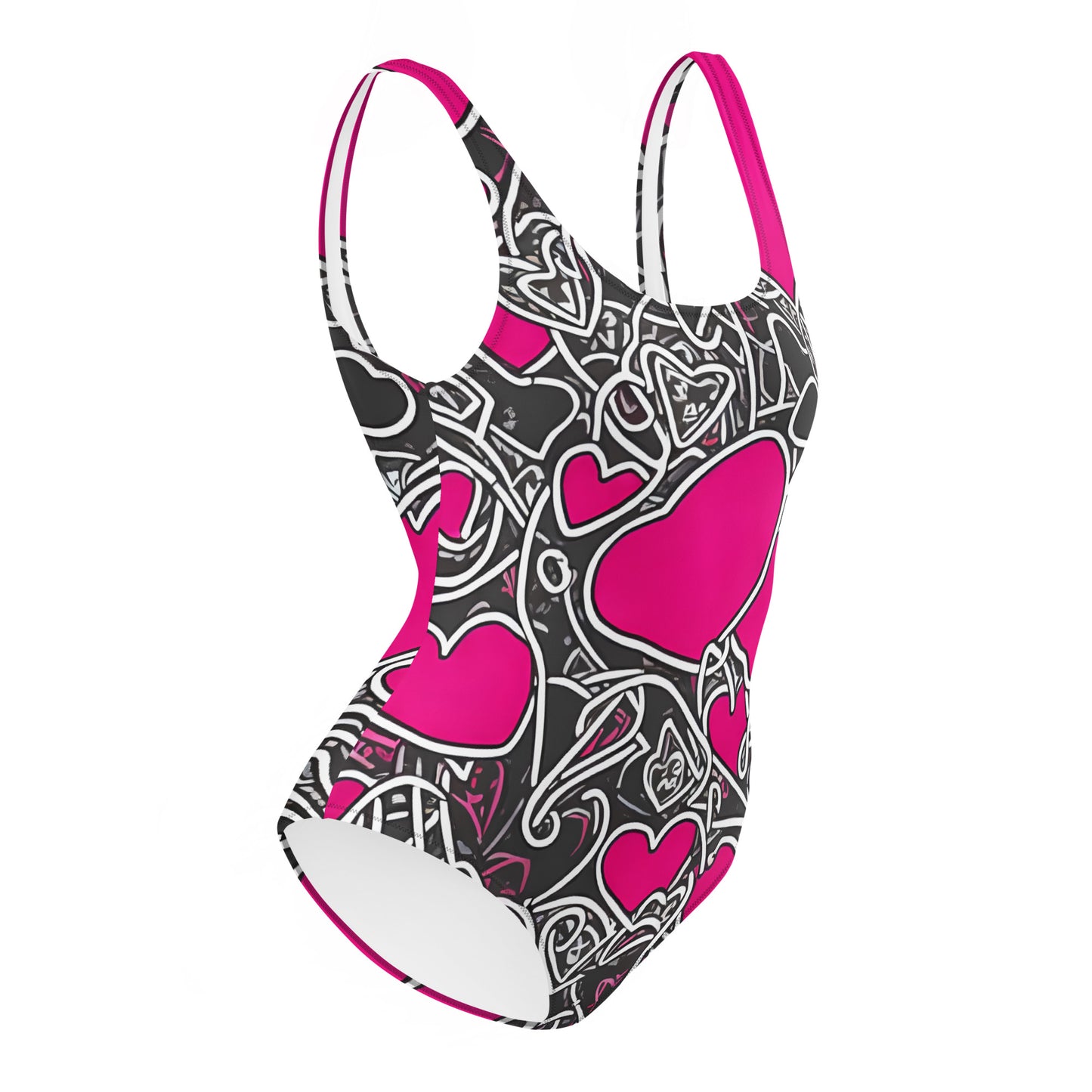 Crazy Heart : One-Piece Swimsuit