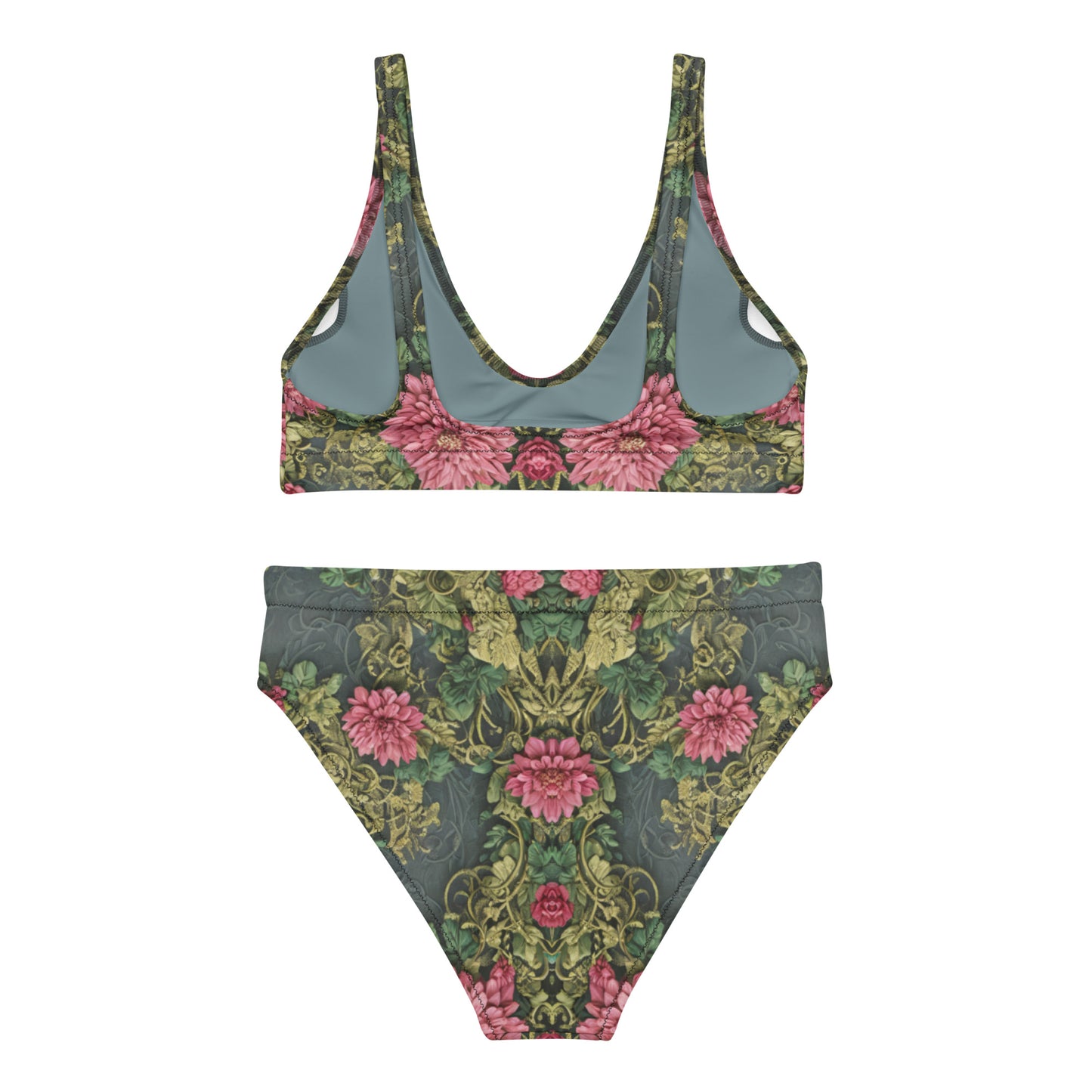 Recycled high-waisted bikini