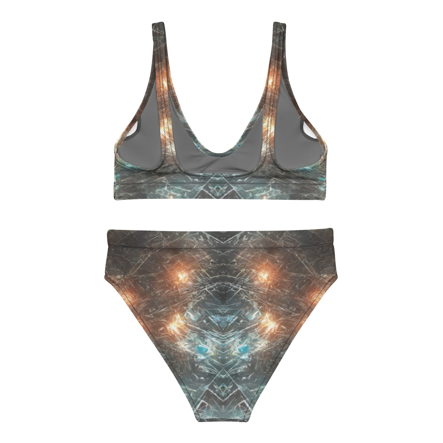 Alien Lights : Recycled high-waisted bikini