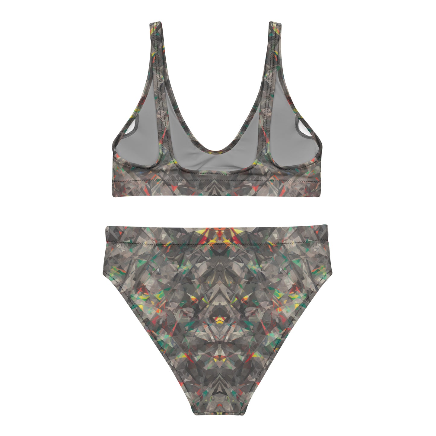 Jagged Confusion : Recycled high-waisted bikini