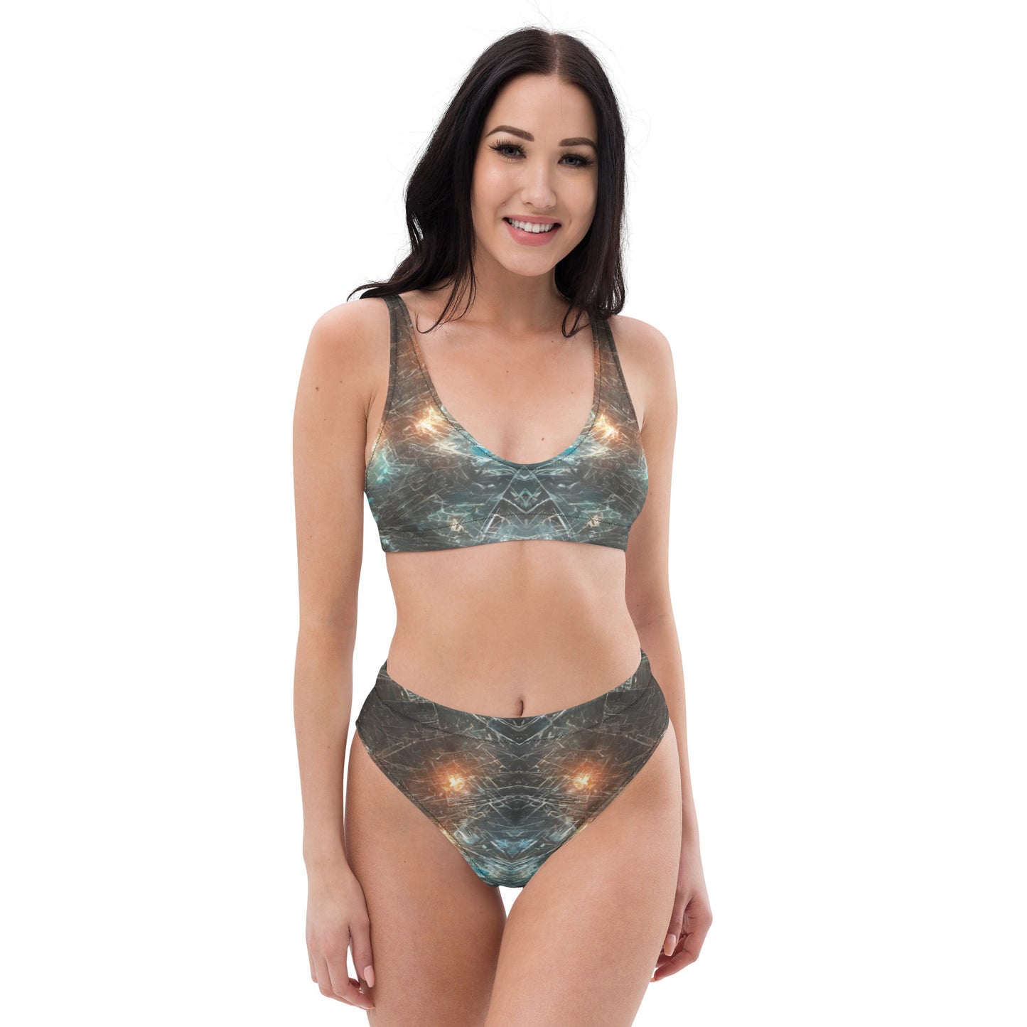 Alien Lights : Recycled high-waisted bikini