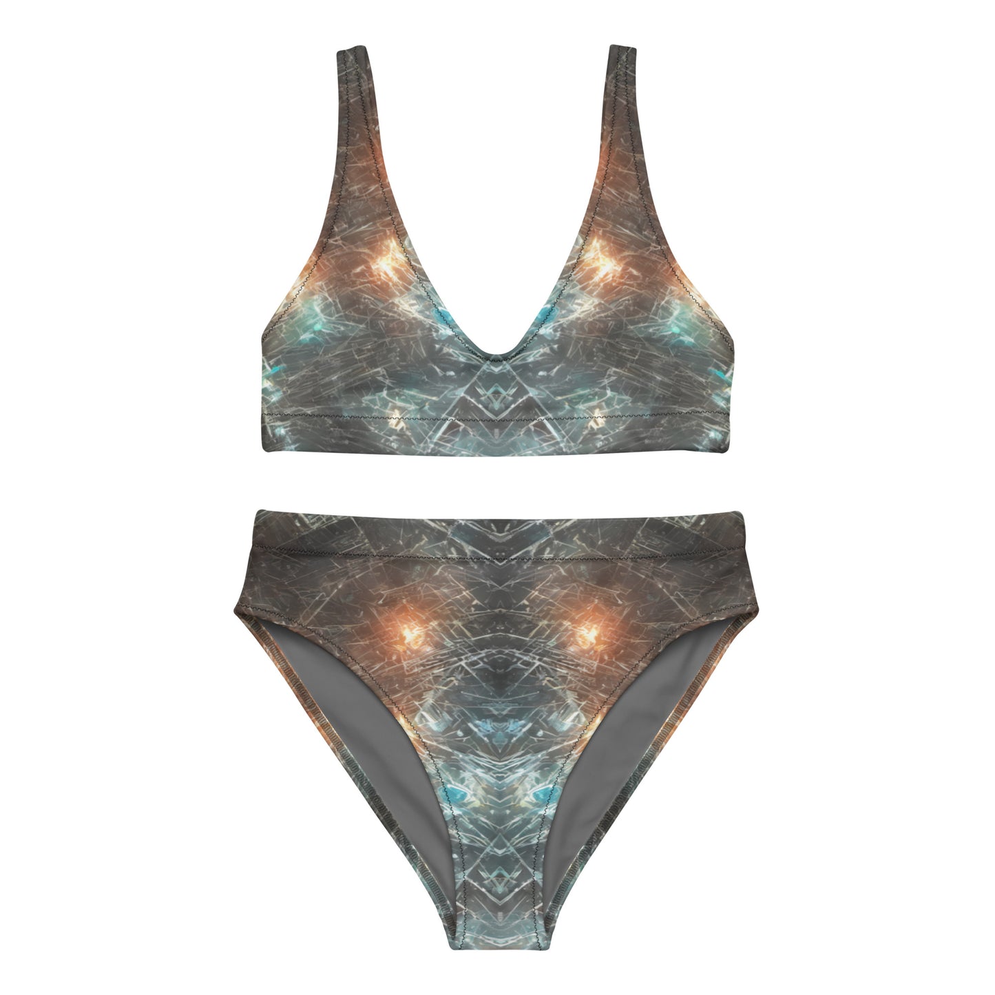 Alien Lights : Recycled high-waisted bikini