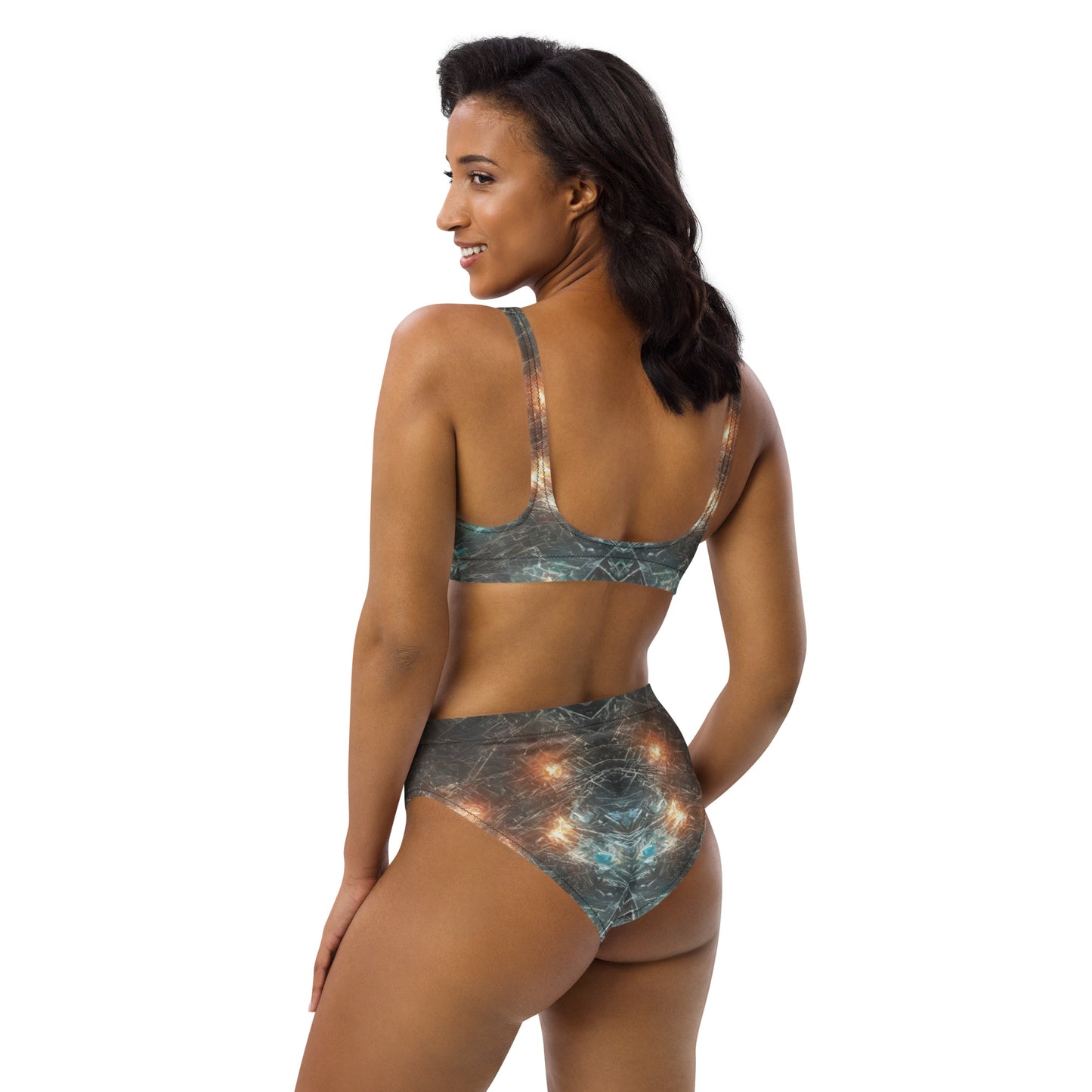 Alien Lights : Recycled high-waisted bikini