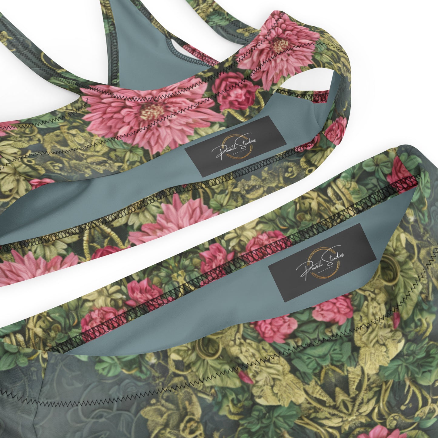 Recycled high-waisted bikini