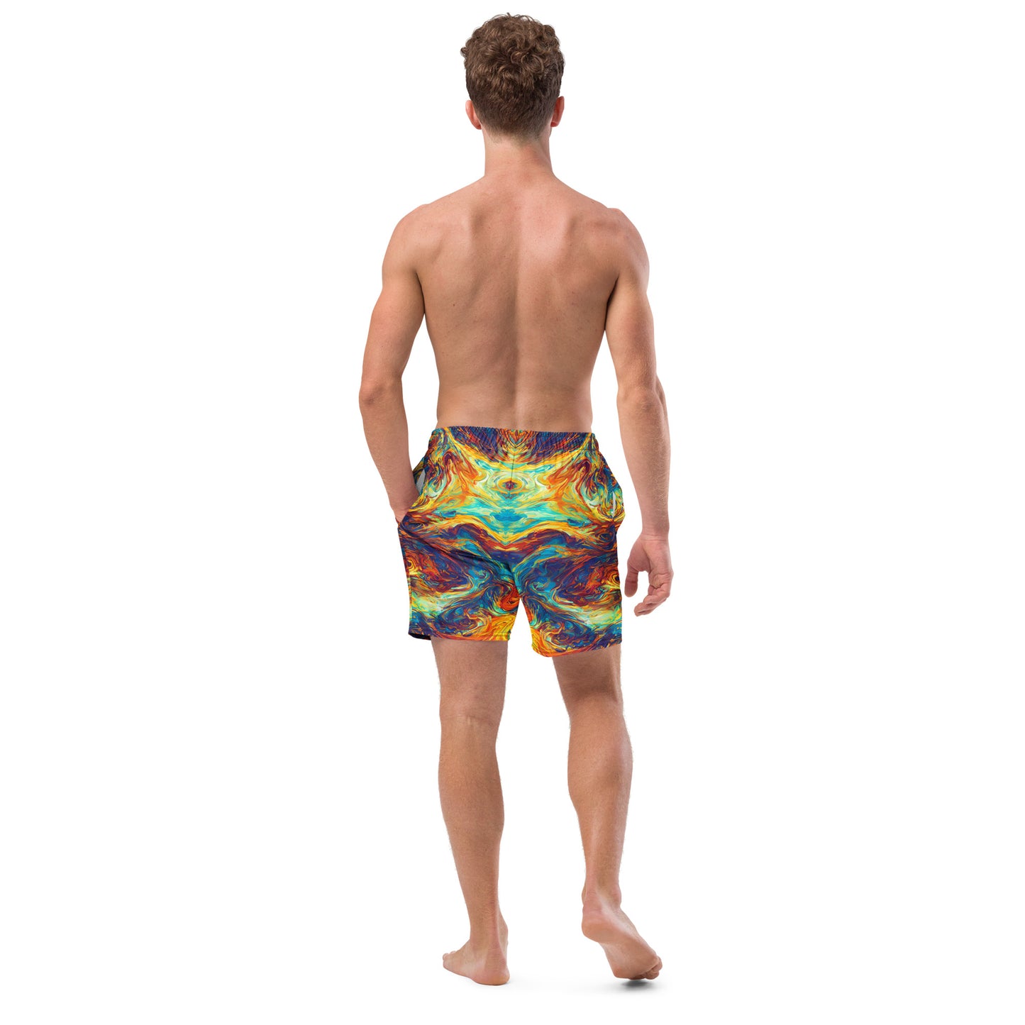 Flaming Confusion : Men's swim trunks