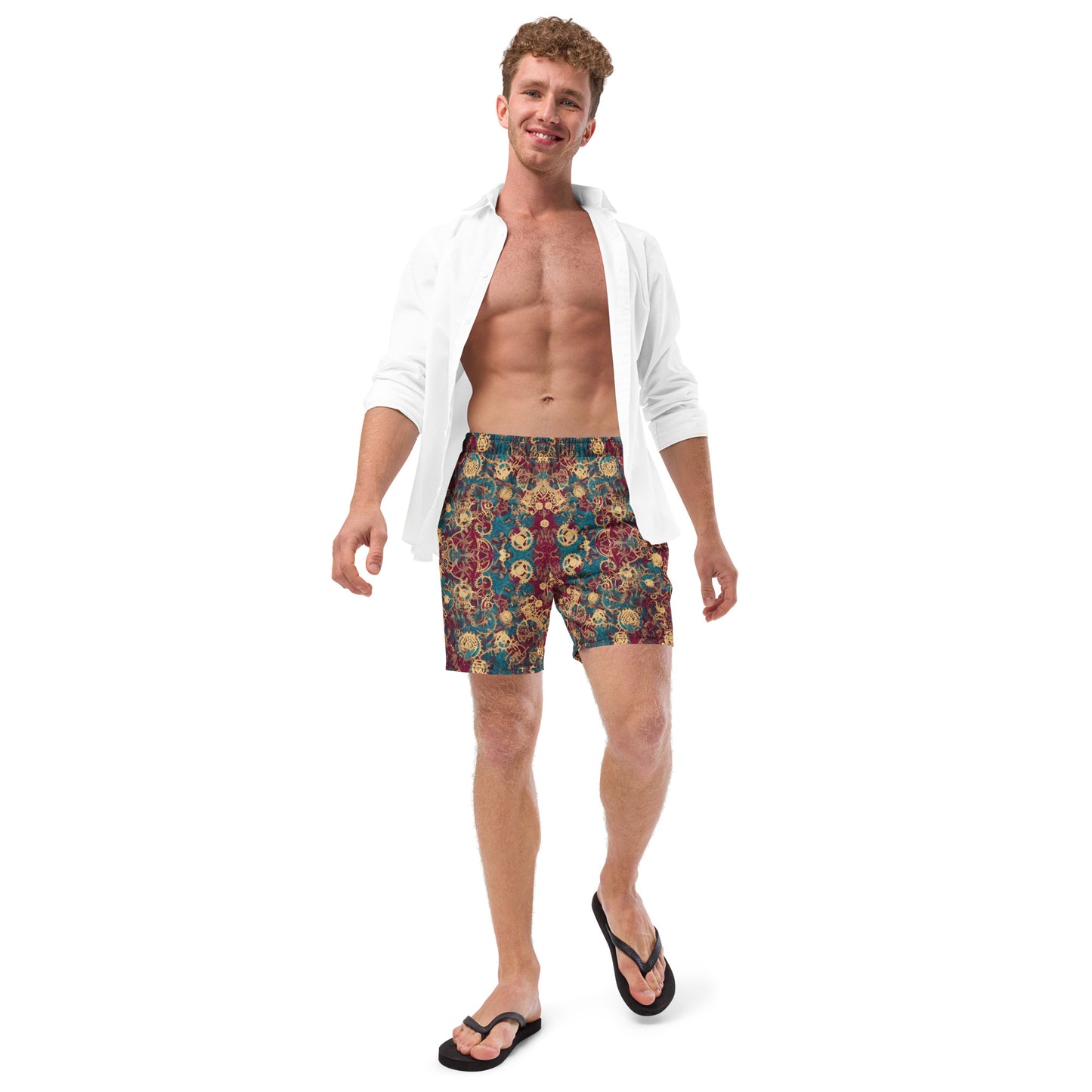 Retro Mechanic : Men's swim trunks