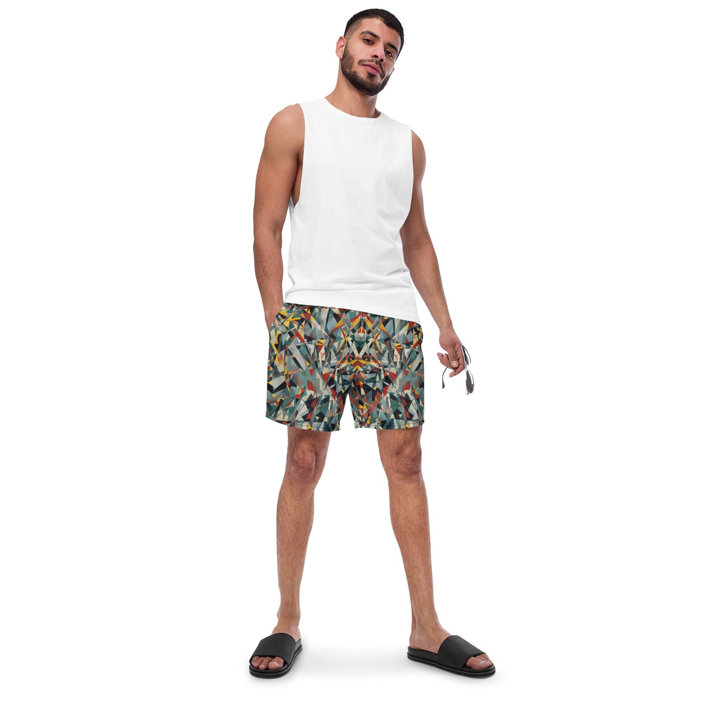 Watercolour Wasteland : Men's swim trunks