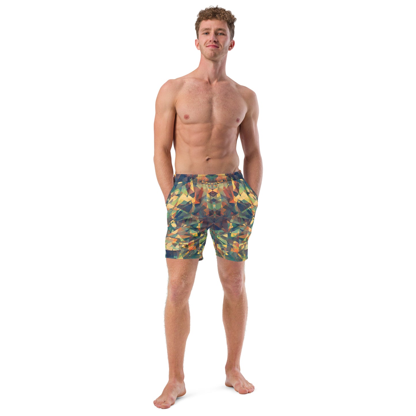 Jagged Confusion : Men's swim trunks