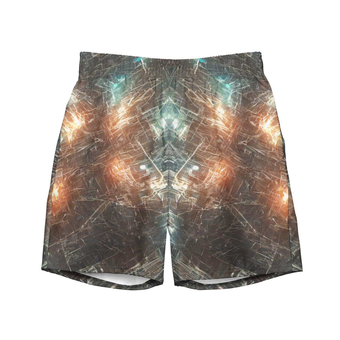 Alien Lights : Men's Recycled swim trunks