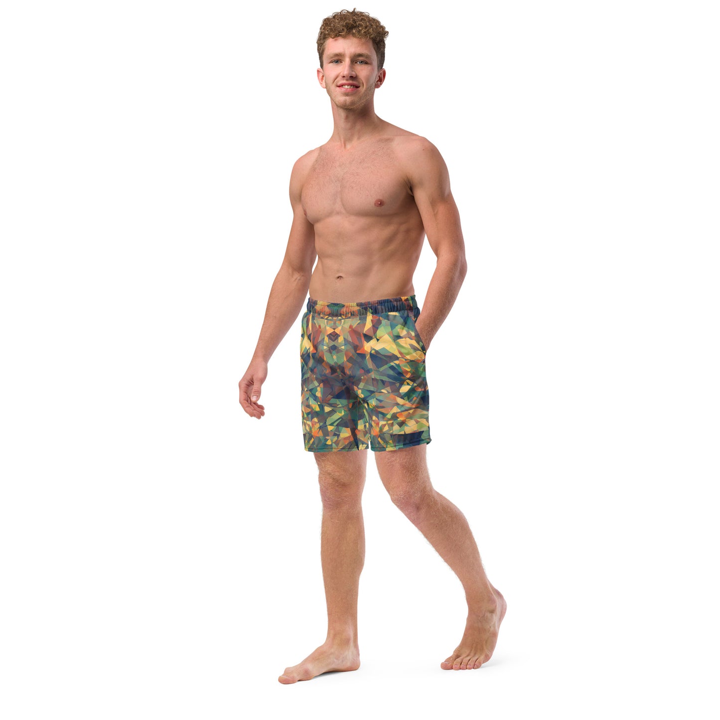 Jagged Confusion : Men's swim trunks