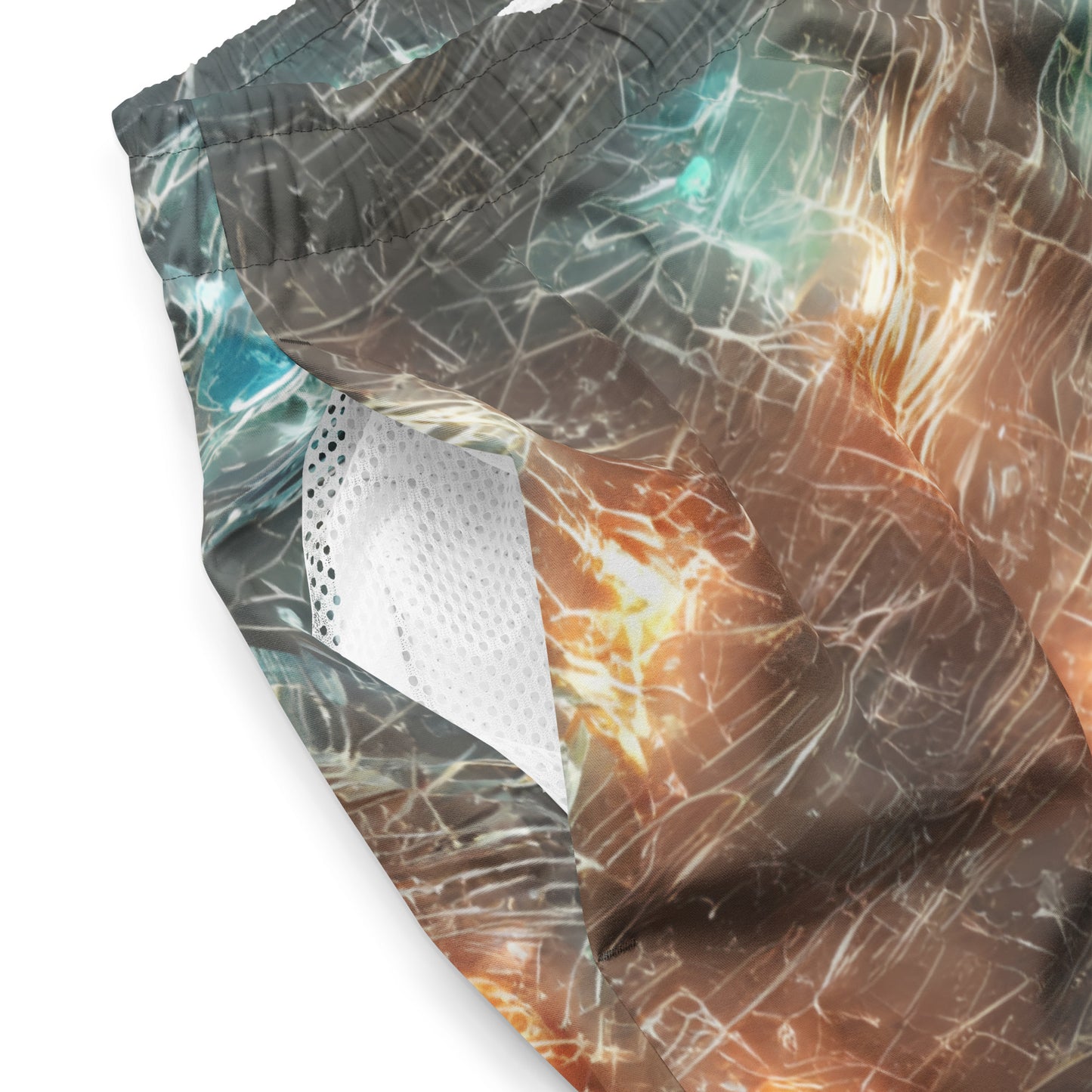 Alien Lights : Men's Recycled swim trunks